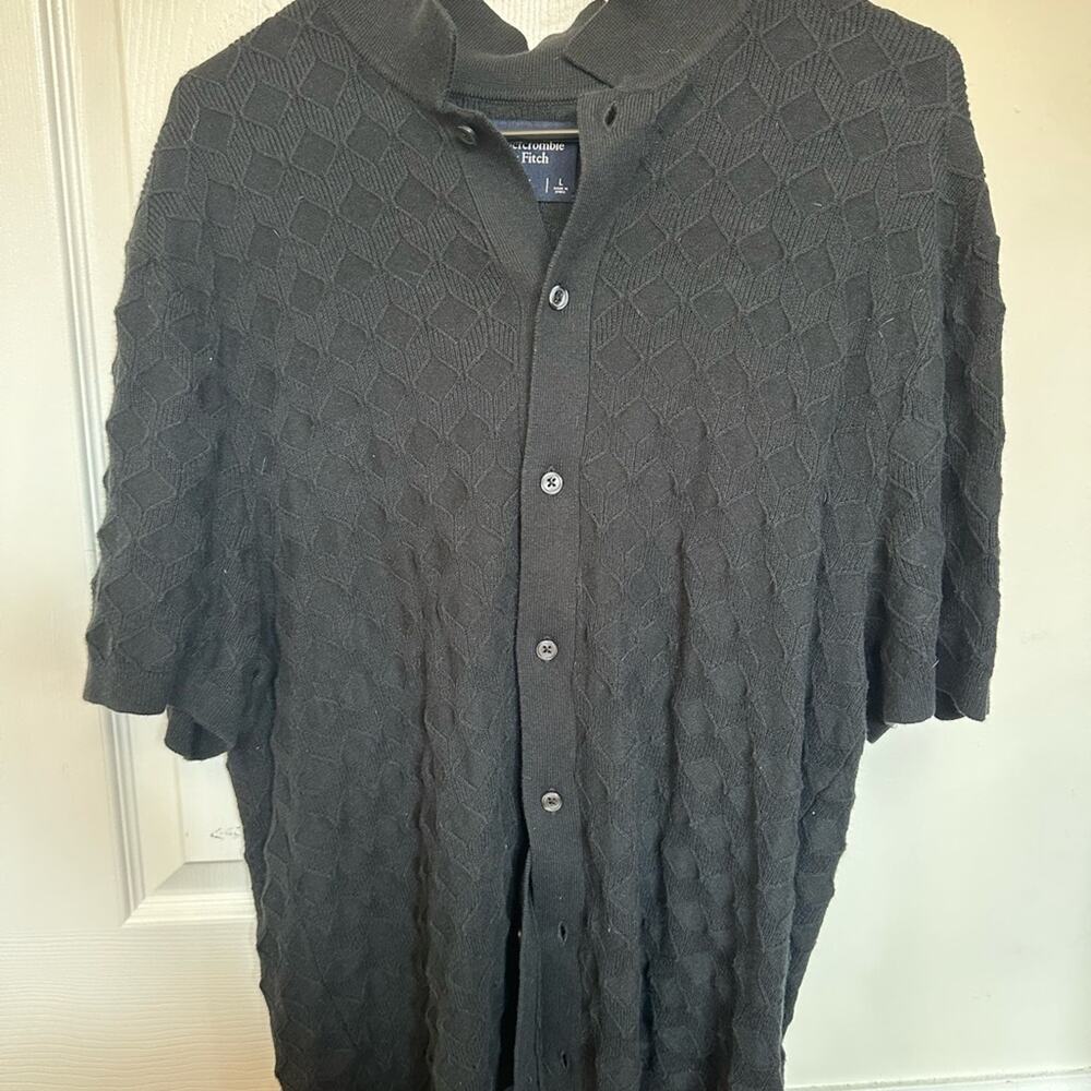 Abercrombie & Fitch Navy Knit Sweater